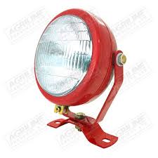 PLOUGH LAMP WITH RED BRACKET SEALED