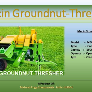 GROUND NUT THRESHER COMBINE
