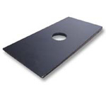 WEDGE PLATE RED/BLACK